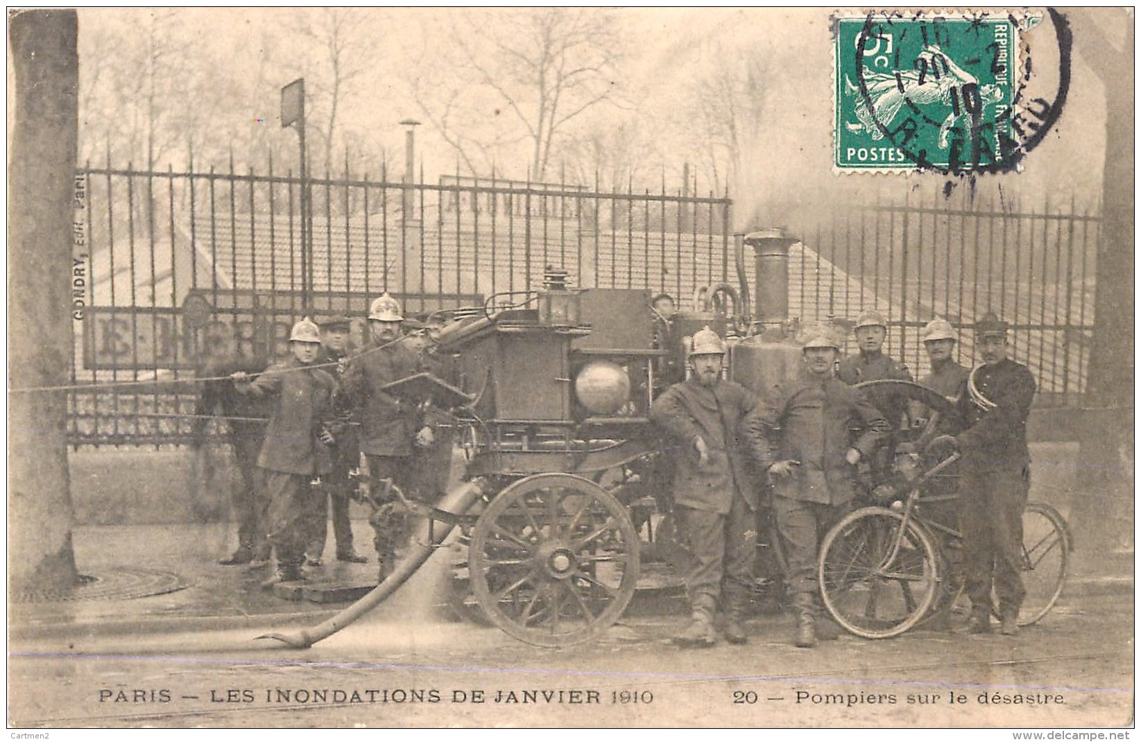 LE FOL pompier 1910