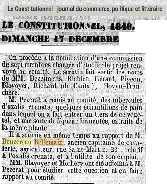 1848 Presse Bouzereau Bellemain