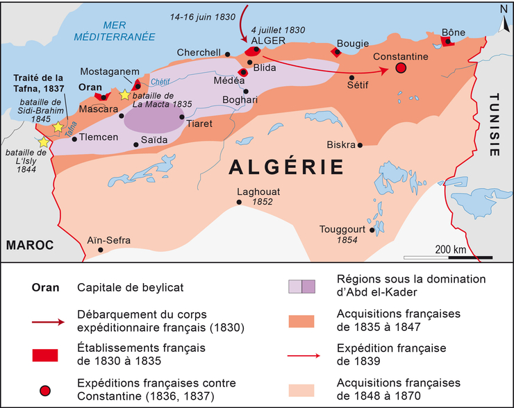 La première guerre d'Algérie, 1830-1847