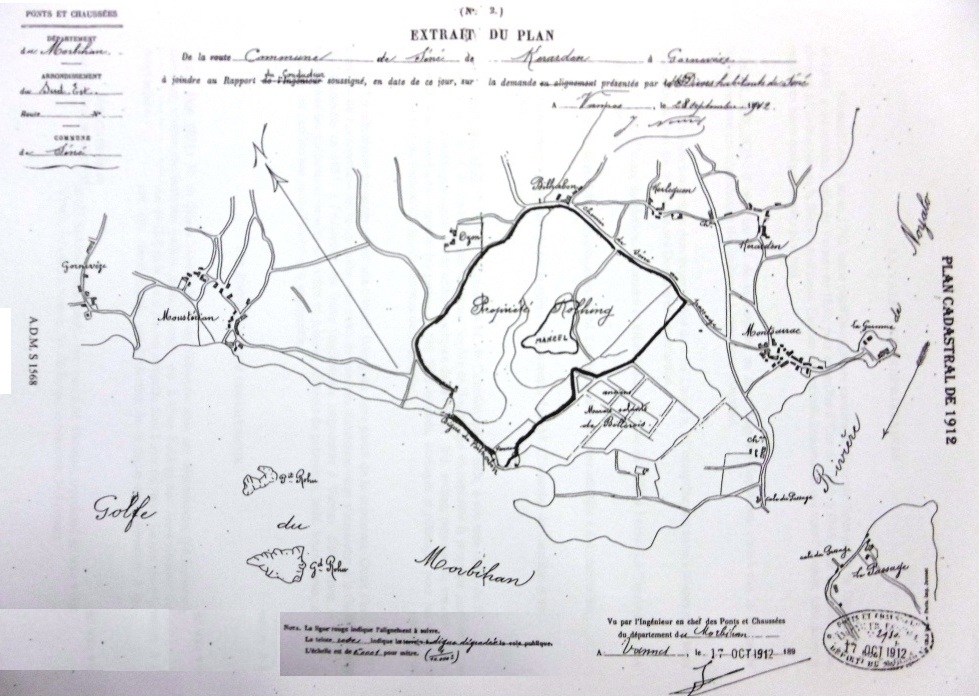 1912 Mancel plan cadastral