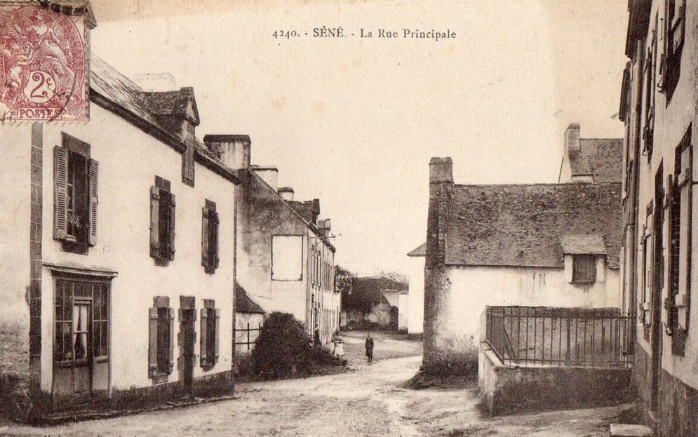 1890 Bourg Séné rue principale