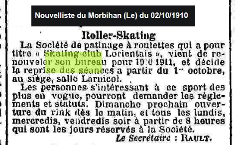 1910 10 Club skating Lorient