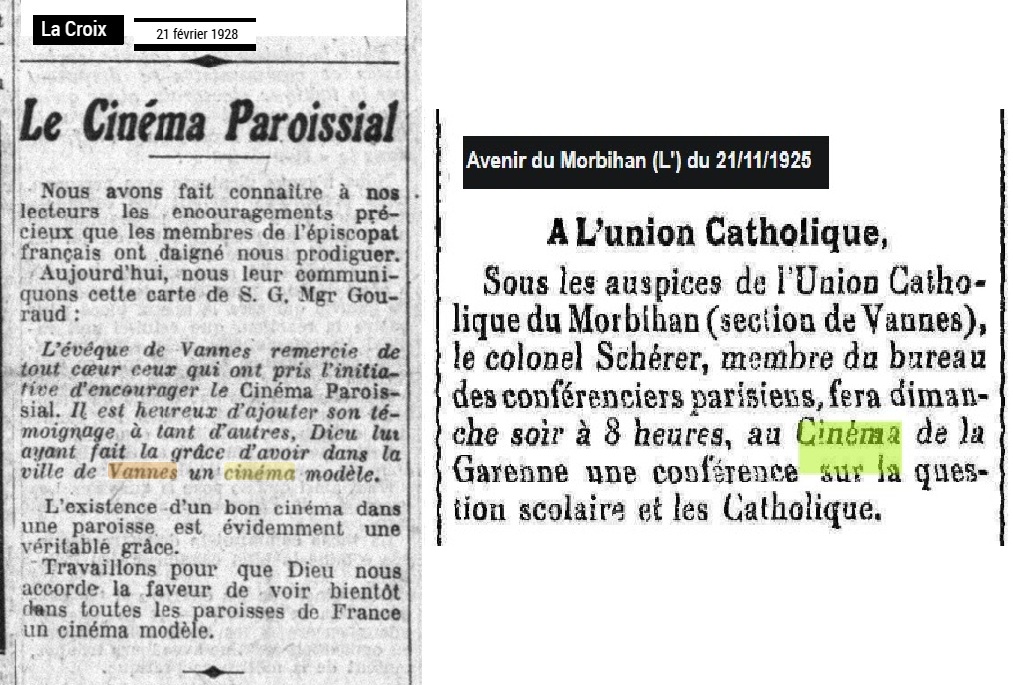 1928 Cinema Paroissial