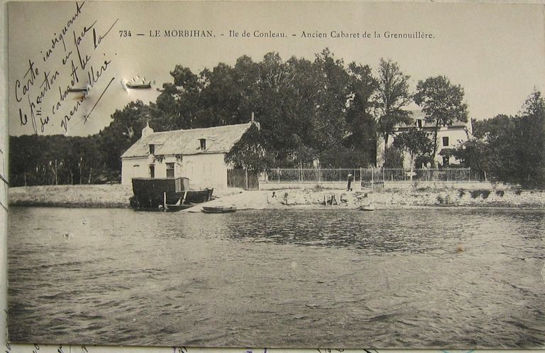 Conleau vers 1900 LE GUIL barque aménagée