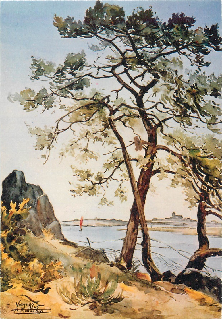 Mahuas pin baie Séné 1949