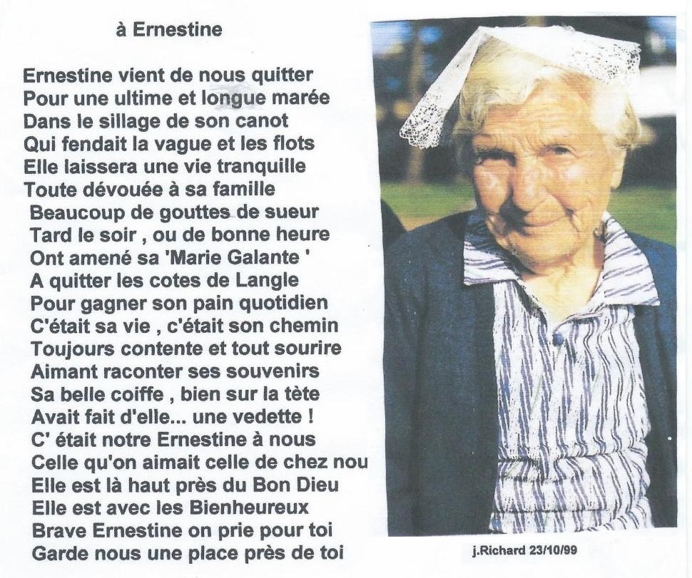 1999 Ernestine Obsèques