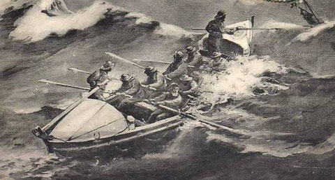 1889 VENDEE canot sauvetage