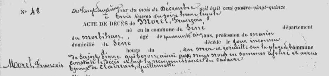 1895 12 29 Noyade Morel extrait