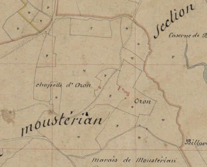 1780 Chapelle ozon carte