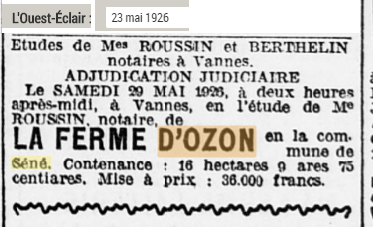 1926 05 Ozon Vente Ferme