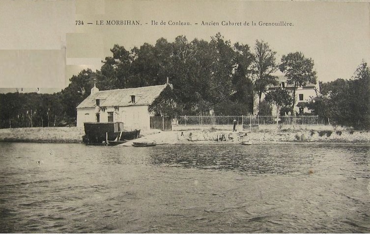 Vers 1900 LE GUIL barque aménagée