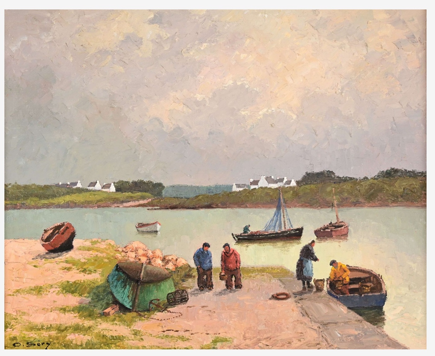 Olivier SERY St Cado Morbihan hst sbg 50x61