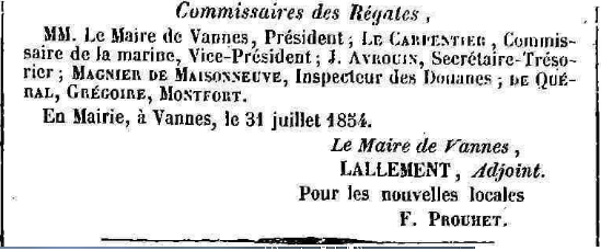 1854 08 Regates commissaires