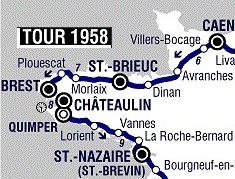 1958 Tour en Bretagne