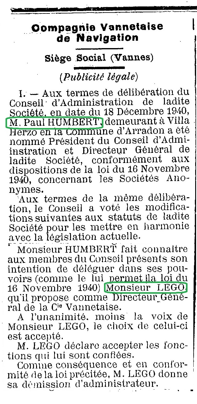 1941 11 CiVN Assemble Humbert
