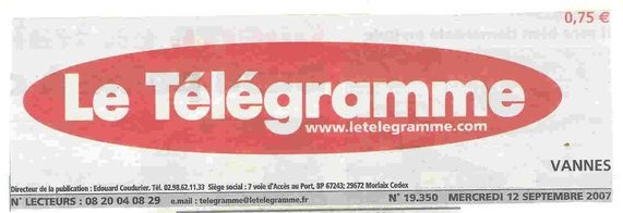 Le Telgramme 2007